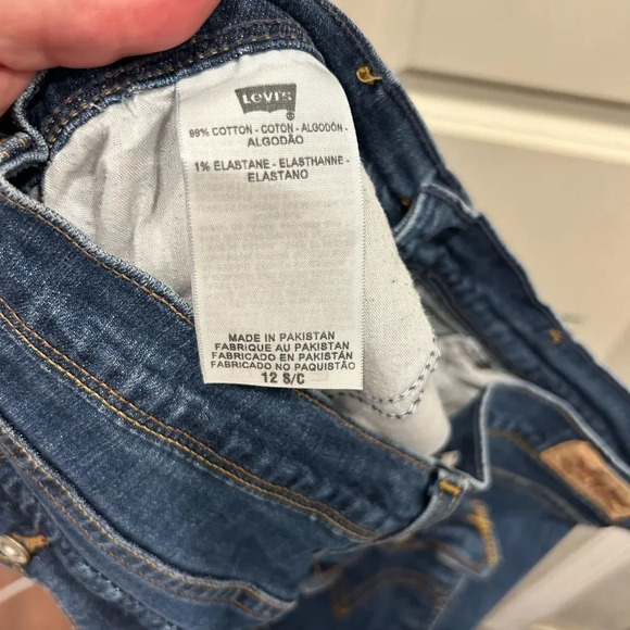 Levi’s 515 Red Tab Boot Cut Stretch Jeans Women's SZ 12 S/C - Picture 7 of 7